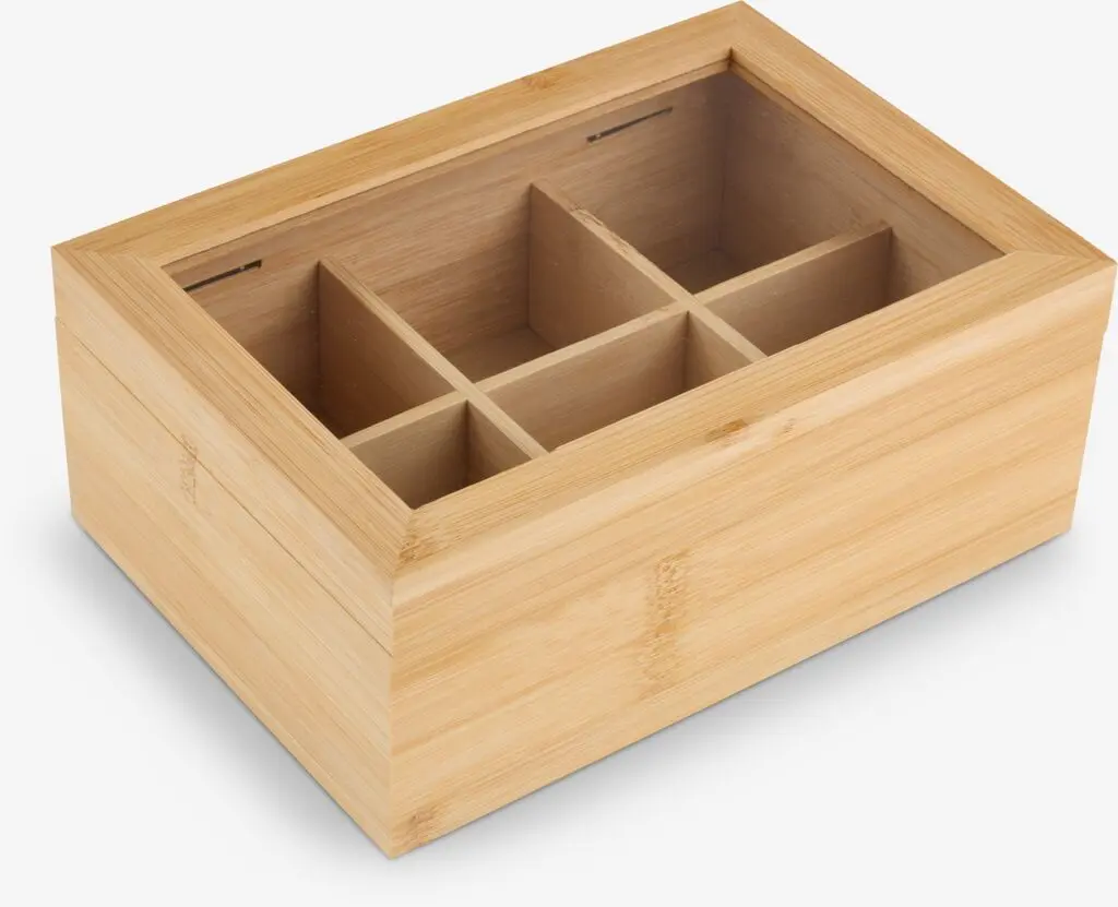 JYSK Cutie ceai MATHIAS 16x23x9 cm natur