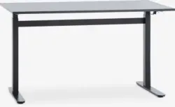 JYSK Birou reglabil LUNDTOFT 70x130 negru