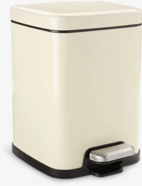 JYSK Coș gunoi HALLEN 5L cu softclose crem