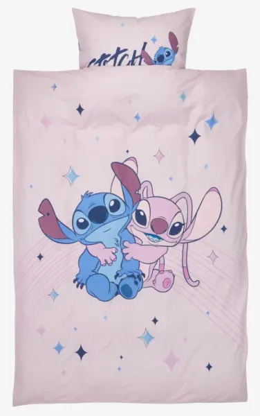 JYSK Lenjerie pat STITCH 140x200 roz