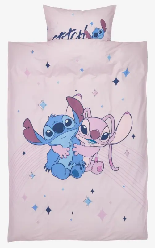 JYSK Lenjerie pat STITCH 140x200 roz
