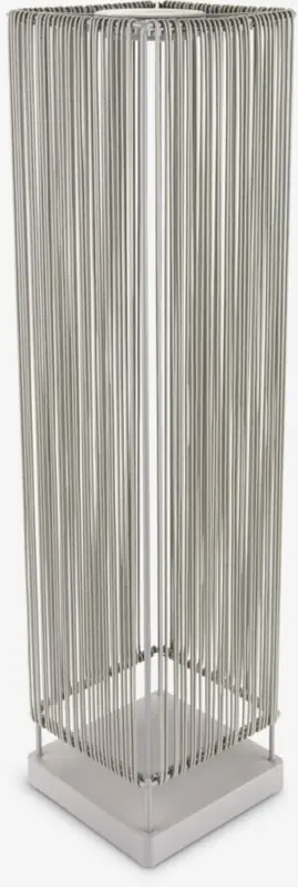 JYSK Lampadar cu baterie BRISE 20x20x80cm gri