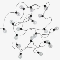 JYSK Instalație lumini exterior BOKFINK 1040cm 20 LED transparent