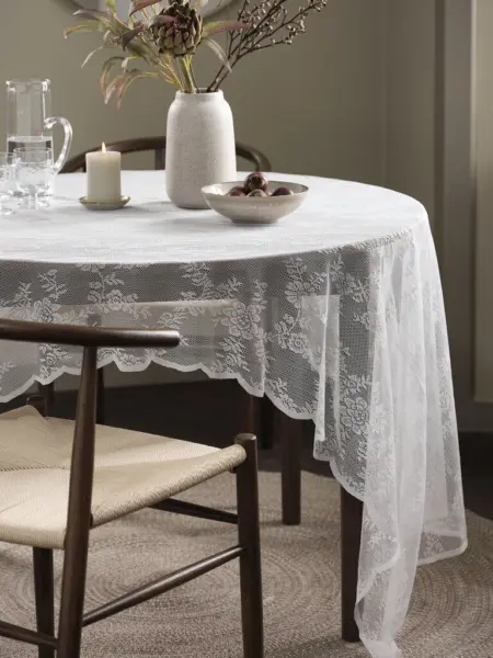 JYSK Față de masă CIKORIA 140x240 albă