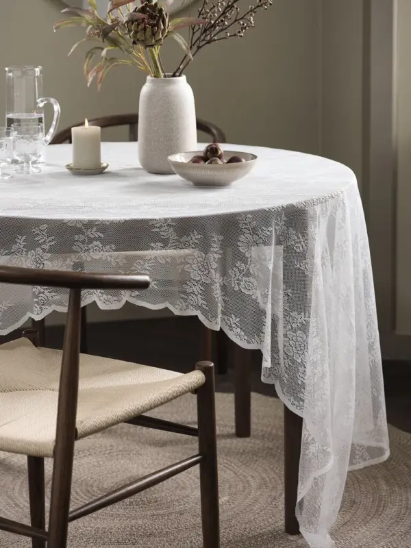 JYSK Față de masă CIKORIA 140x240 albă