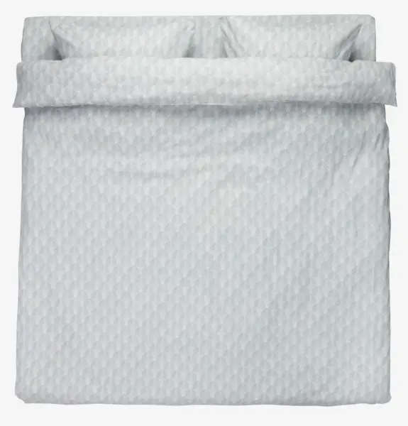 JYSK Lenjerie pat+cearșaf LINE 200x220 bleu