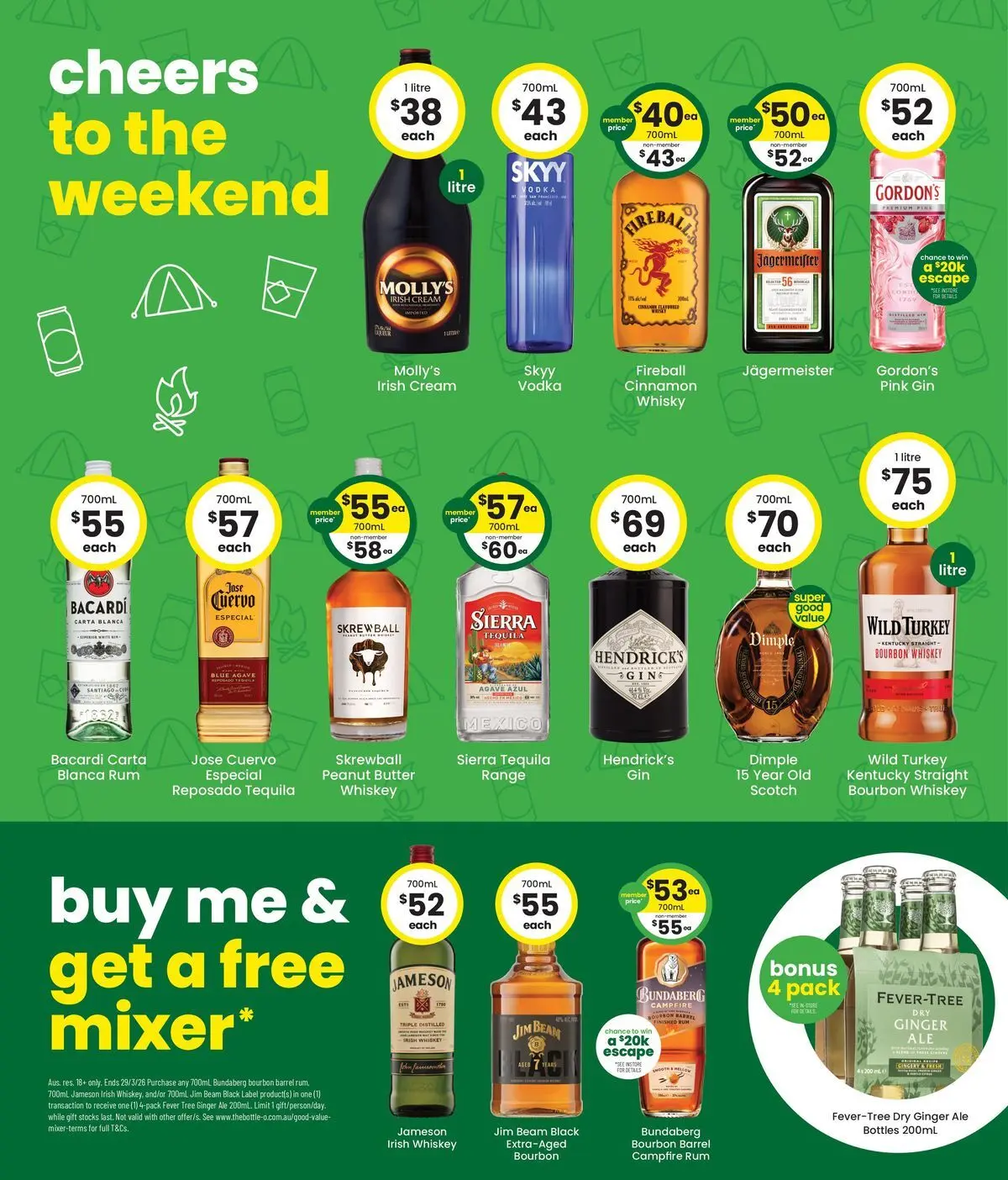 The Bottle-O catalogue  - 16/03/2026 > weekly / monthly specials | Page: 6 | Products: Butter, Vodka, Rum, Turkey