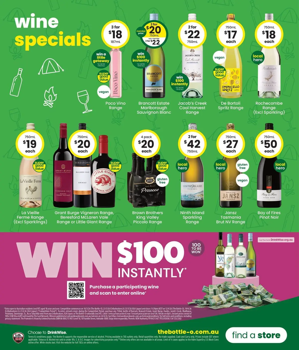 The Bottle-O catalogue  - 16/03/2026 > weekly / monthly specials | Page: 8 | Products: Wine