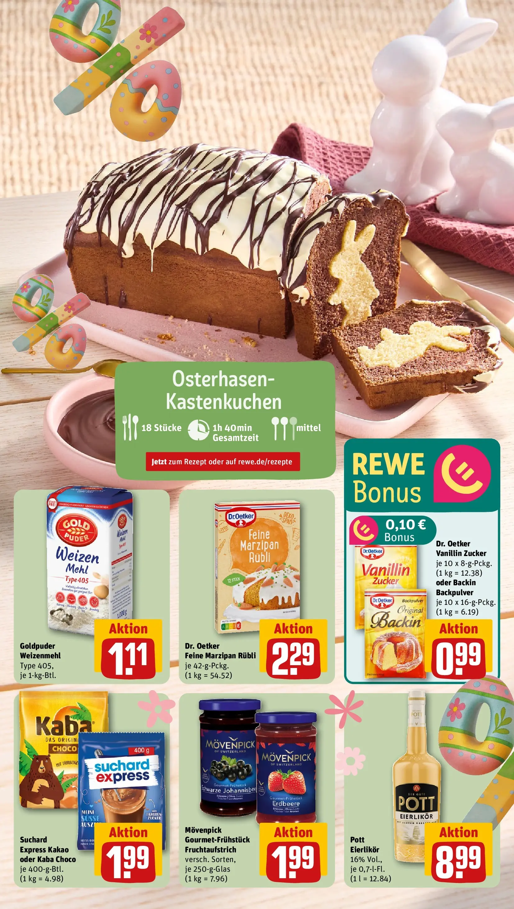 REWE Prospekt ab 15.03.2026 zum Blättern » Angebote | Seite: 5 | Produkte: Mehl, Puder, Weizenmehl, Zucker