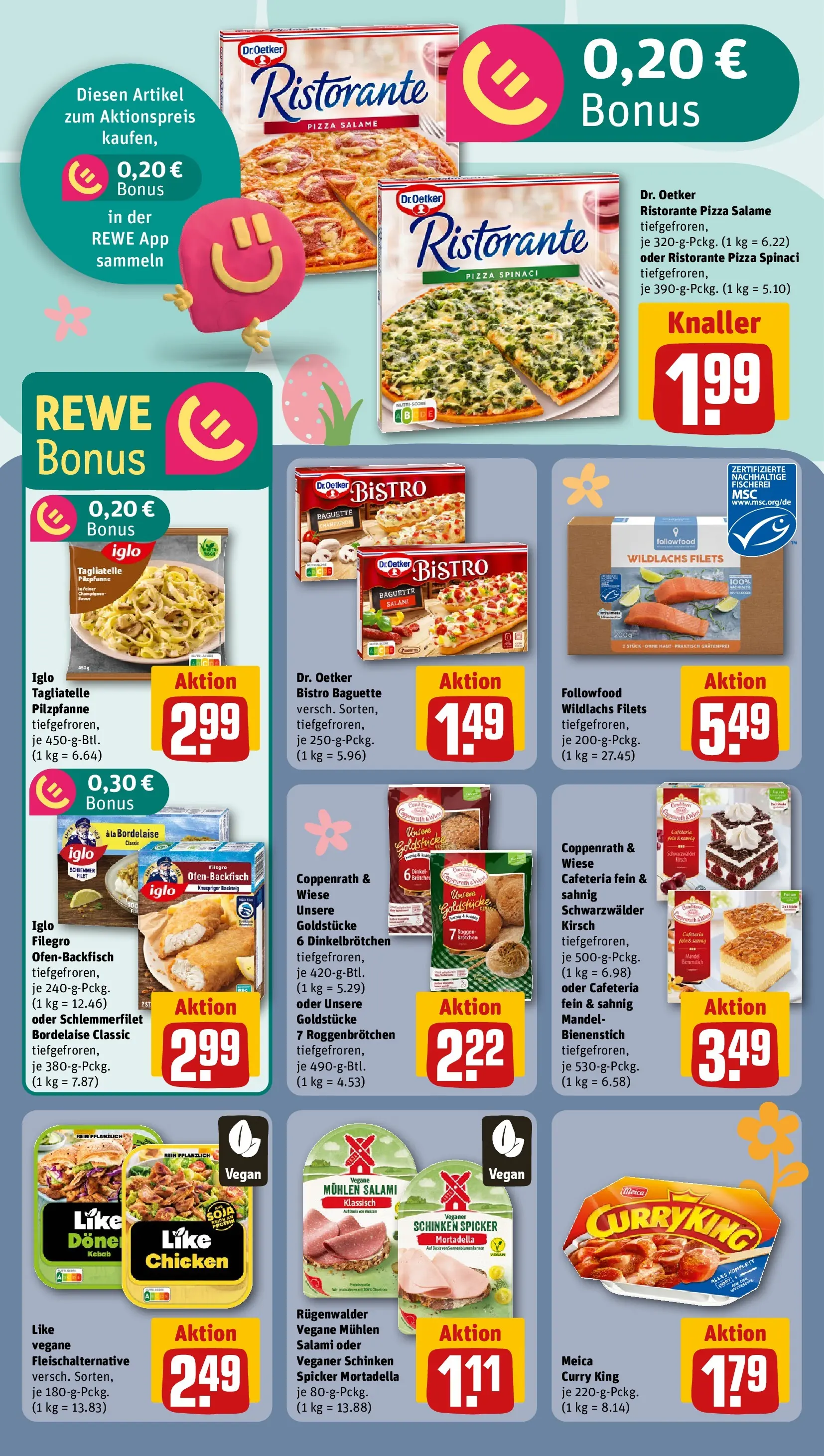 REWE Prospekt ab 15.03.2026 zum Blättern » Angebote | Seite: 16 | Produkte: Pasta, Salami, Schinken, Pizza