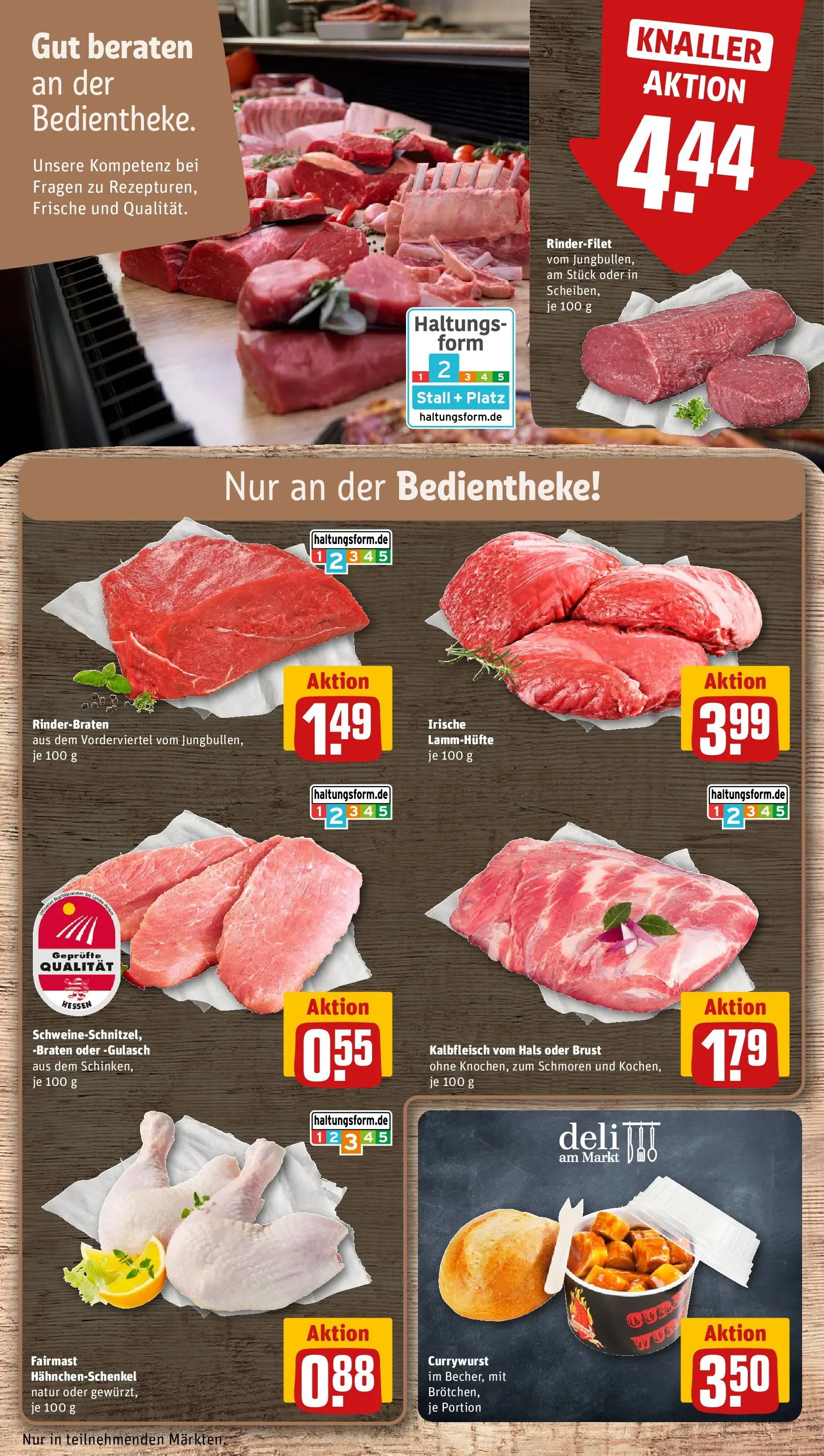 REWE Prospekt ab 15.03.2026 zum Blättern » Angebote | Seite: 12 | Produkte: Rinderbraten, Hahnchenschenkel, Rinderfilet, Gulasch