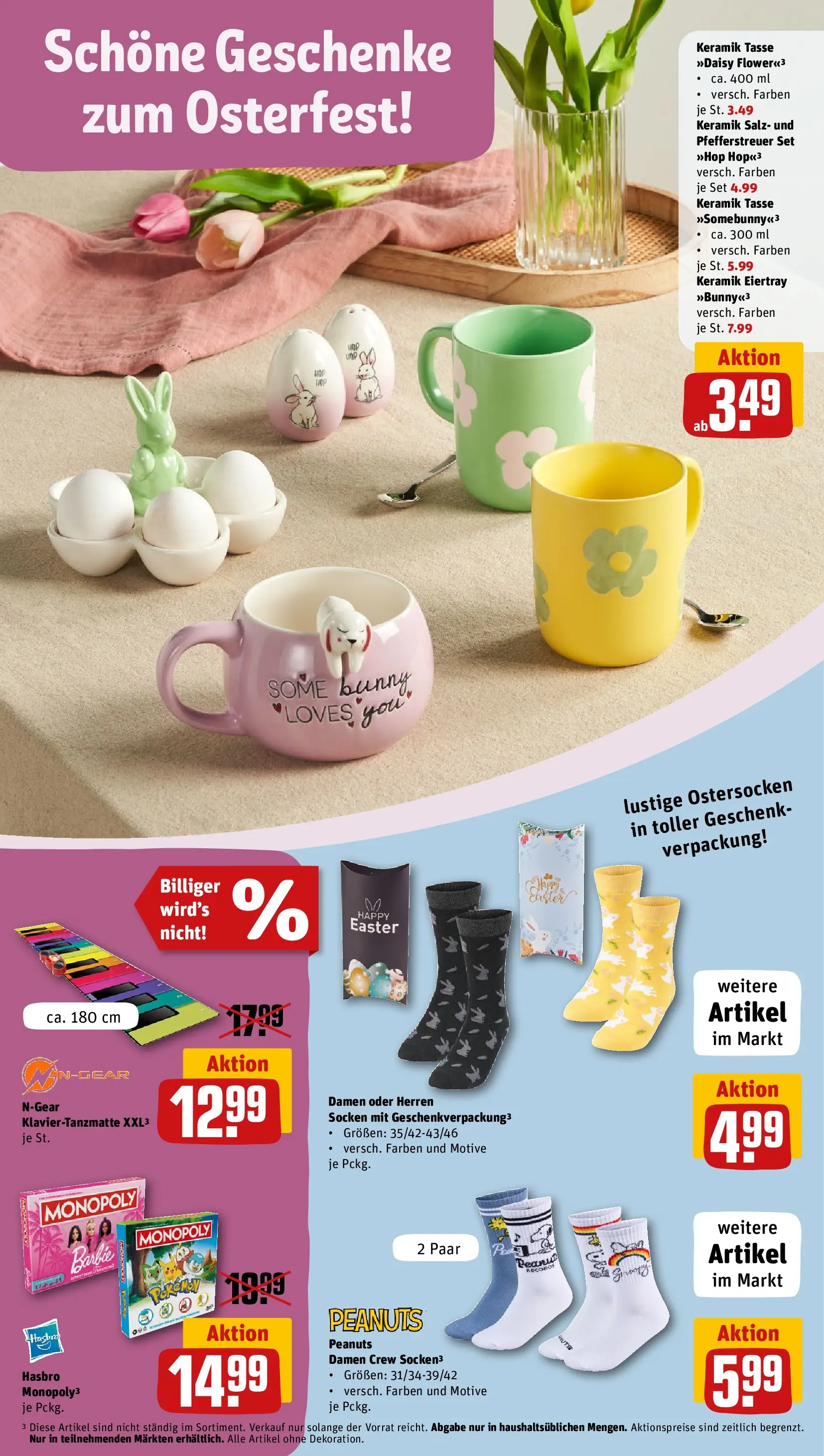 REWE Prospekt ab 15.03.2026 zum Blättern » Angebote | Seite: 26 | Produkte: Salz, Socken