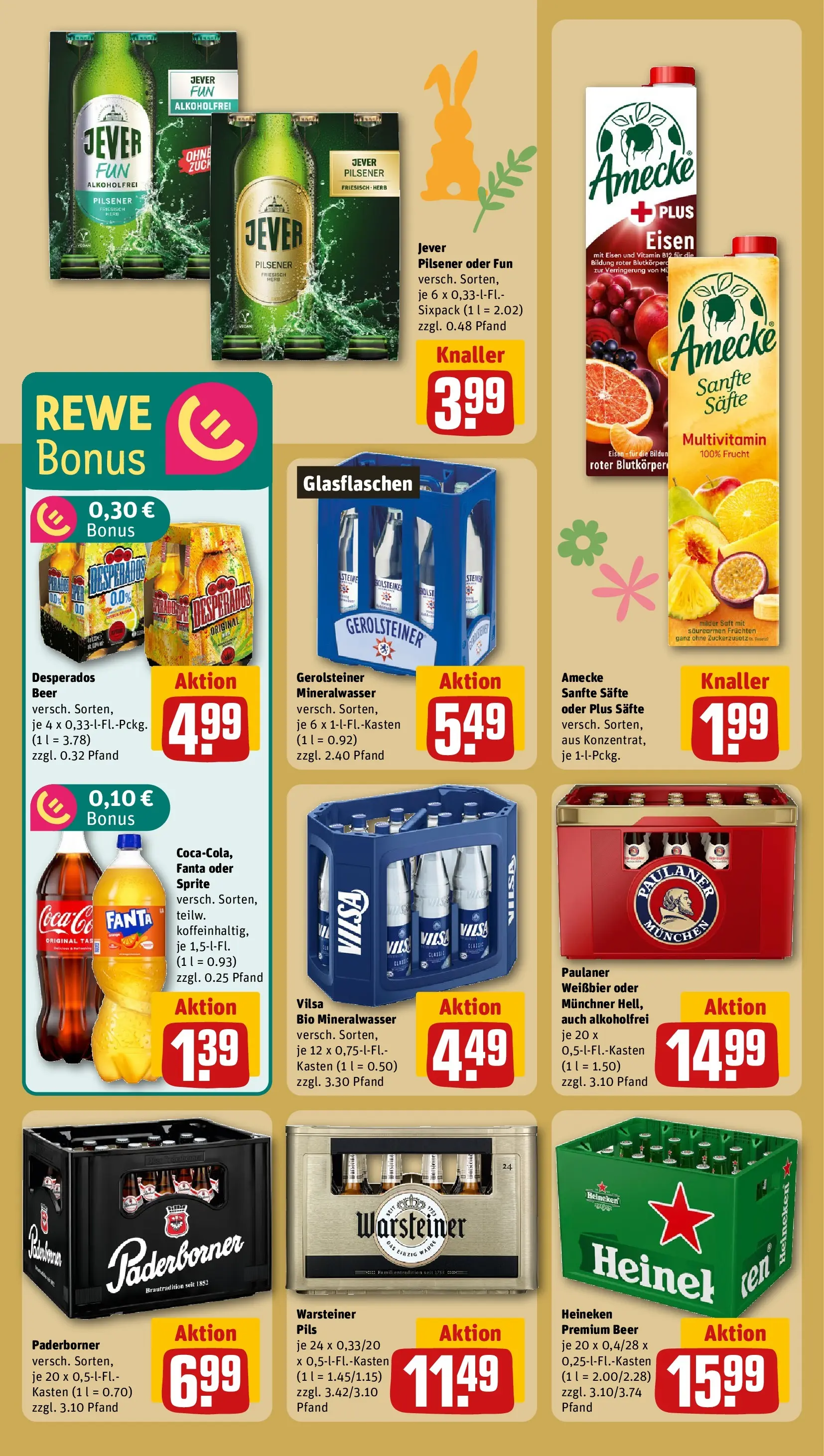 REWE Prospekt ab 15.03.2026 zum Blättern » Angebote | Seite: 20 | Produkte: Sprite, Pils, Mineralwasser, Jever