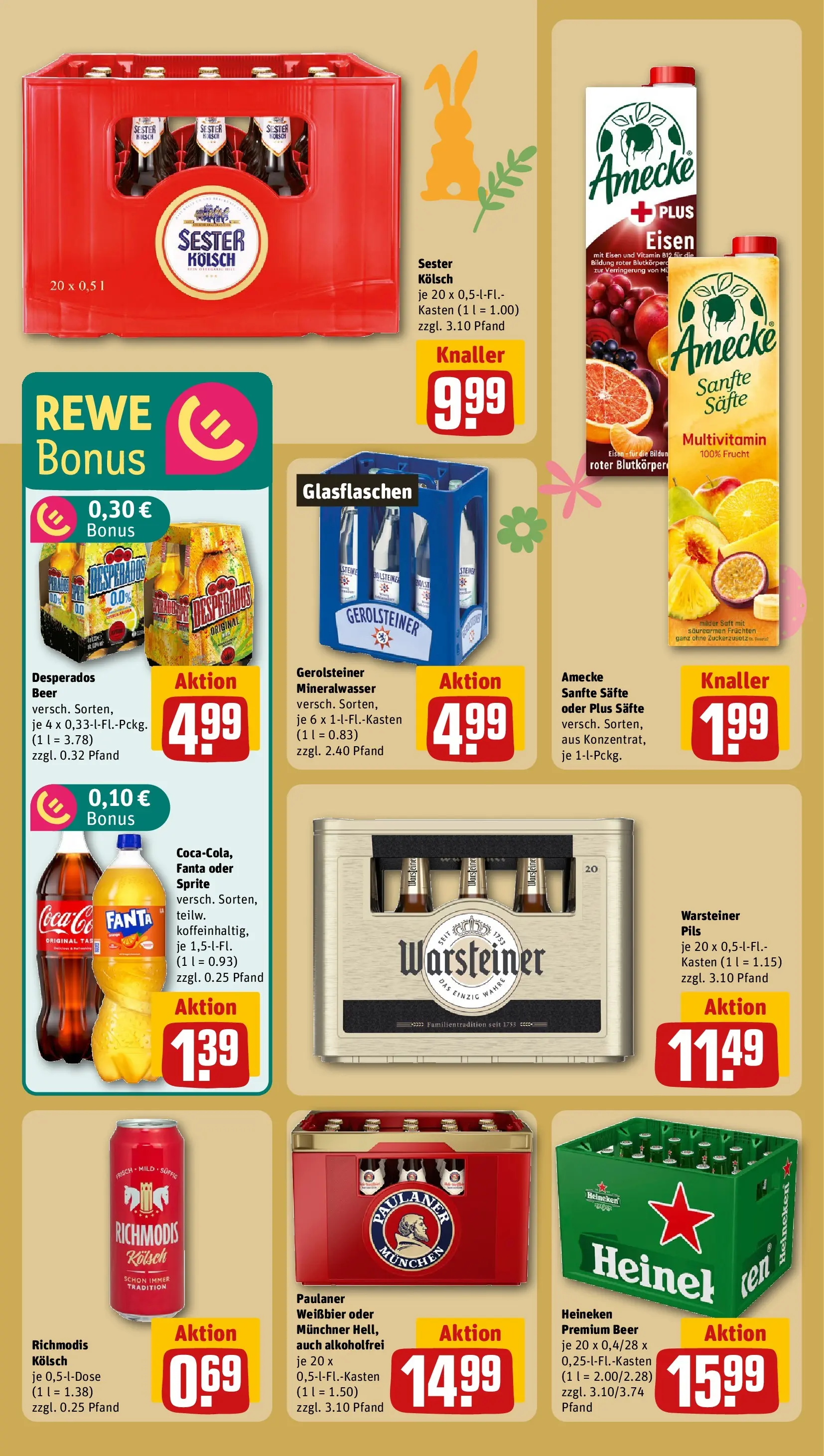 REWE Prospekt ab 15.03.2026 zum Blättern » Angebote | Seite: 20 | Produkte: Fanta, Sprite, Pils, Mineralwasser