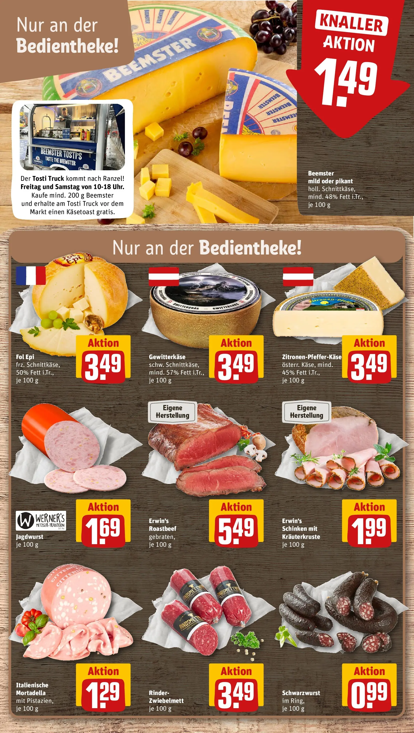 REWE Prospekt ab 15.03.2026 zum Blättern » Angebote | Seite: 11 | Produkte: Pudding, Roastbeef, Schinken