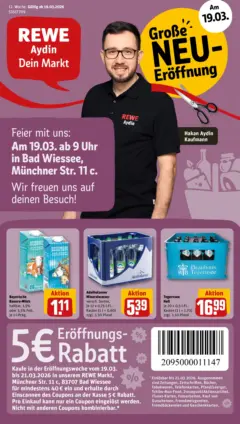 Rewe Prospekt Bad Wiessee	 ab 15.03.2026 gültig | Seite: 2 | Produkte: Whisky, Äpfel, Chips, Sahne