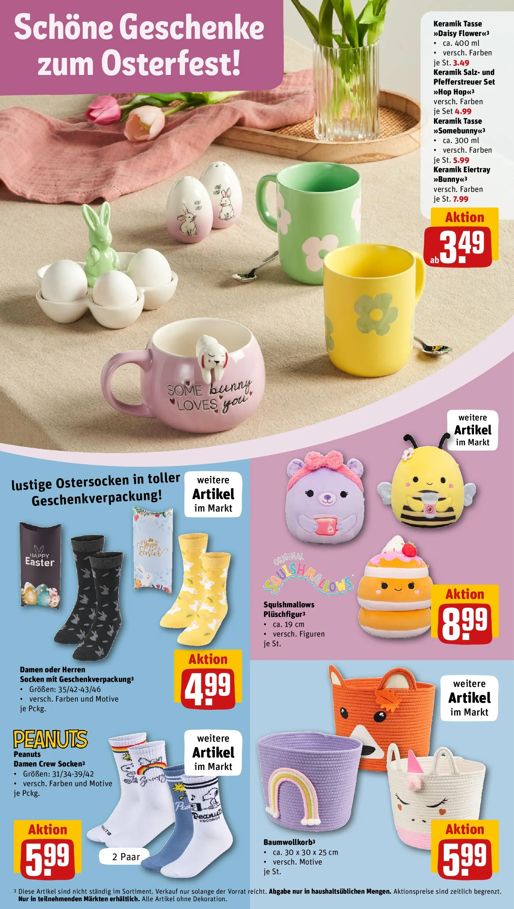 REWE Prospekt ab 15.03.2026 zum Blättern » Angebote | Seite: 31 | Produkte: Salz, Socken