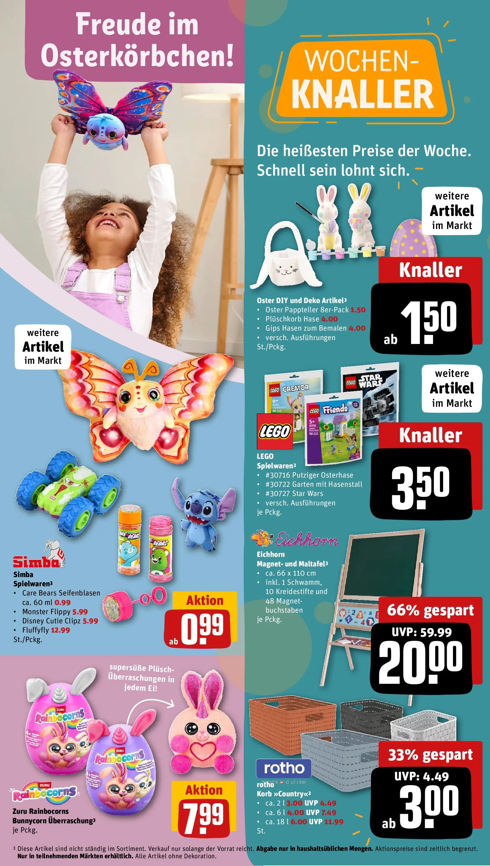 REWE Prospekt ab 15.03.2026 zum Blättern » Angebote | Seite: 32 | Produkte: Korb, Monster