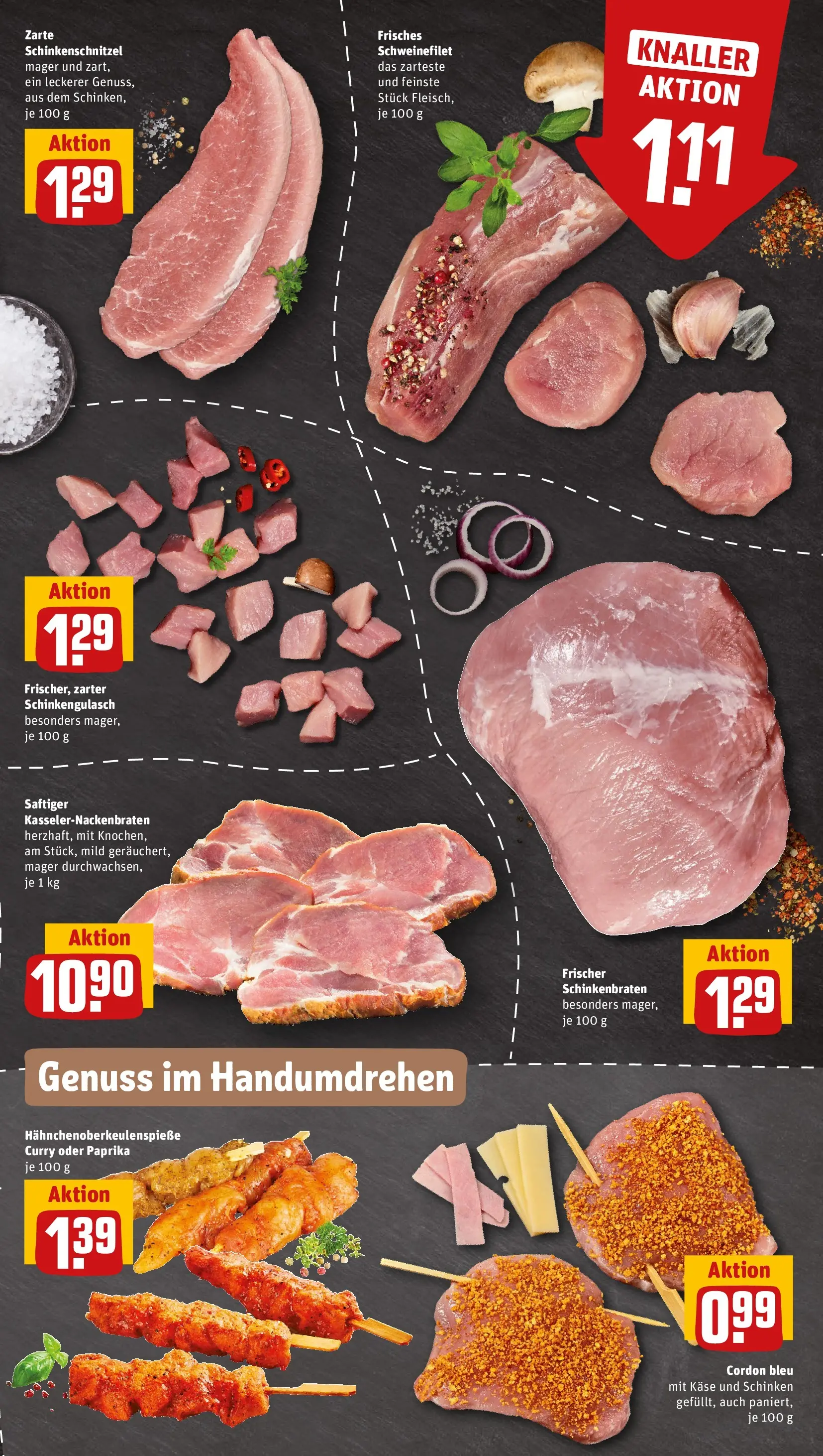 REWE Prospekt ab 15.03.2026 zum Blättern » Angebote | Seite: 7 | Produkte: Käse, Schweinefilet, Paprika, Schinken