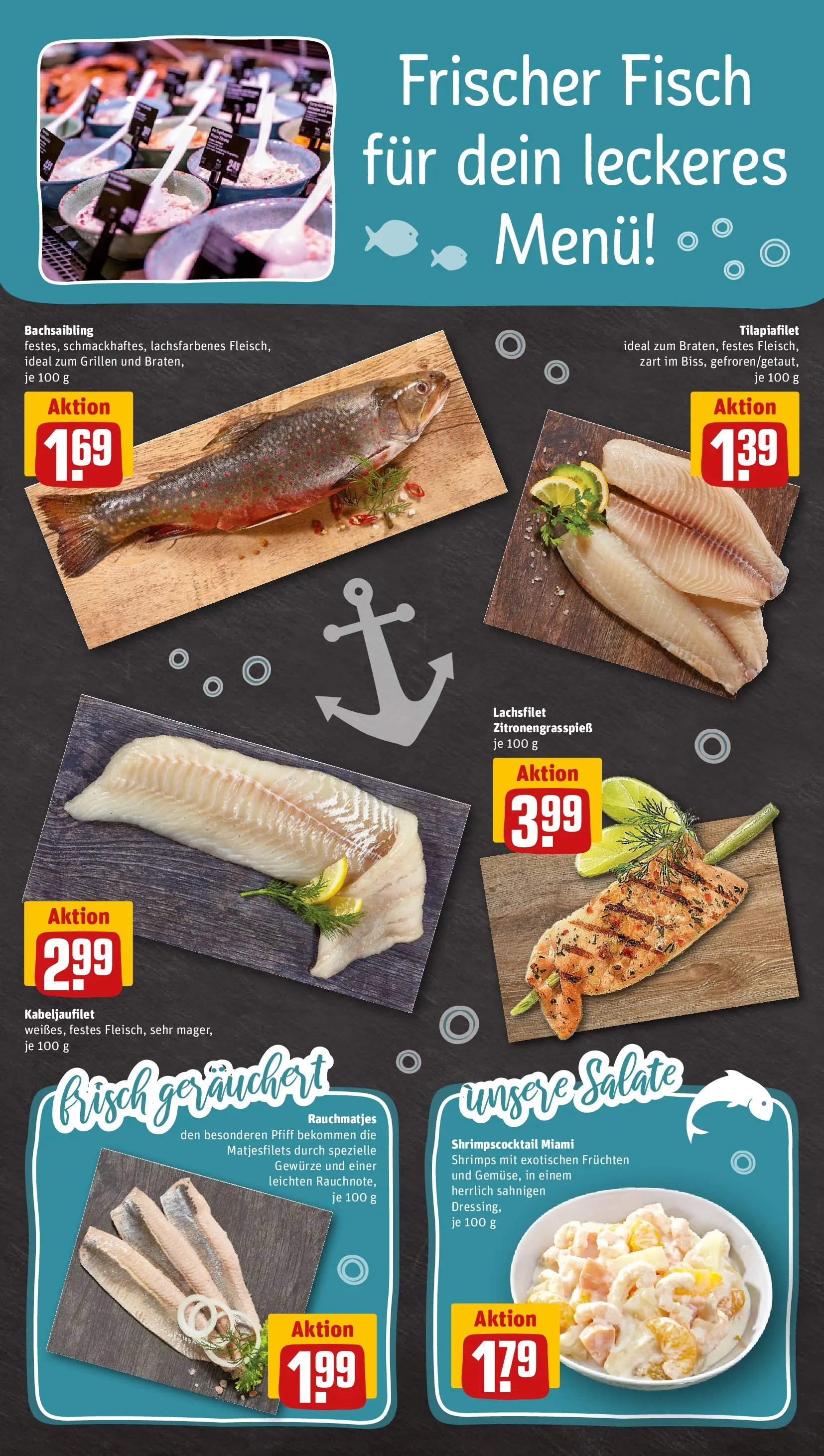 REWE Prospekt ab 15.03.2026 zum Blättern » Angebote | Seite: 30 | Produkte: Fisch, Gewürze