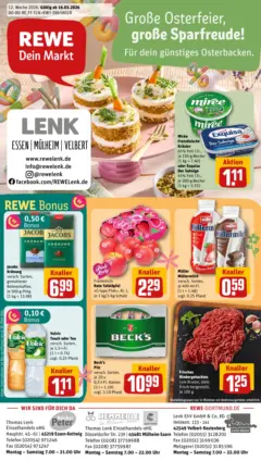 Rewe Prospekt Velbert	 ab 15.03.2026 gültig