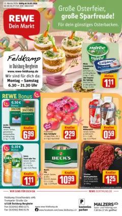 Rewe Prospekt Duisburg / Bergheim	 ab 15.03.2026 gültig
