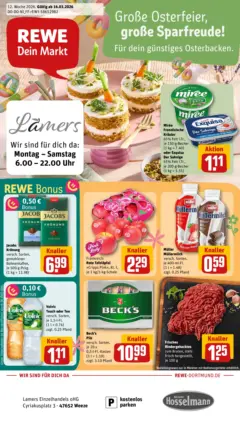Rewe Prospekt Weeze	 ab 15.03.2026 gültig