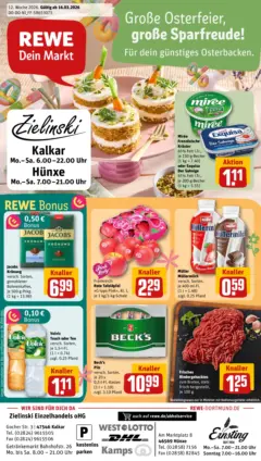 Rewe Prospekt Hünxe	 ab 15.03.2026 gültig