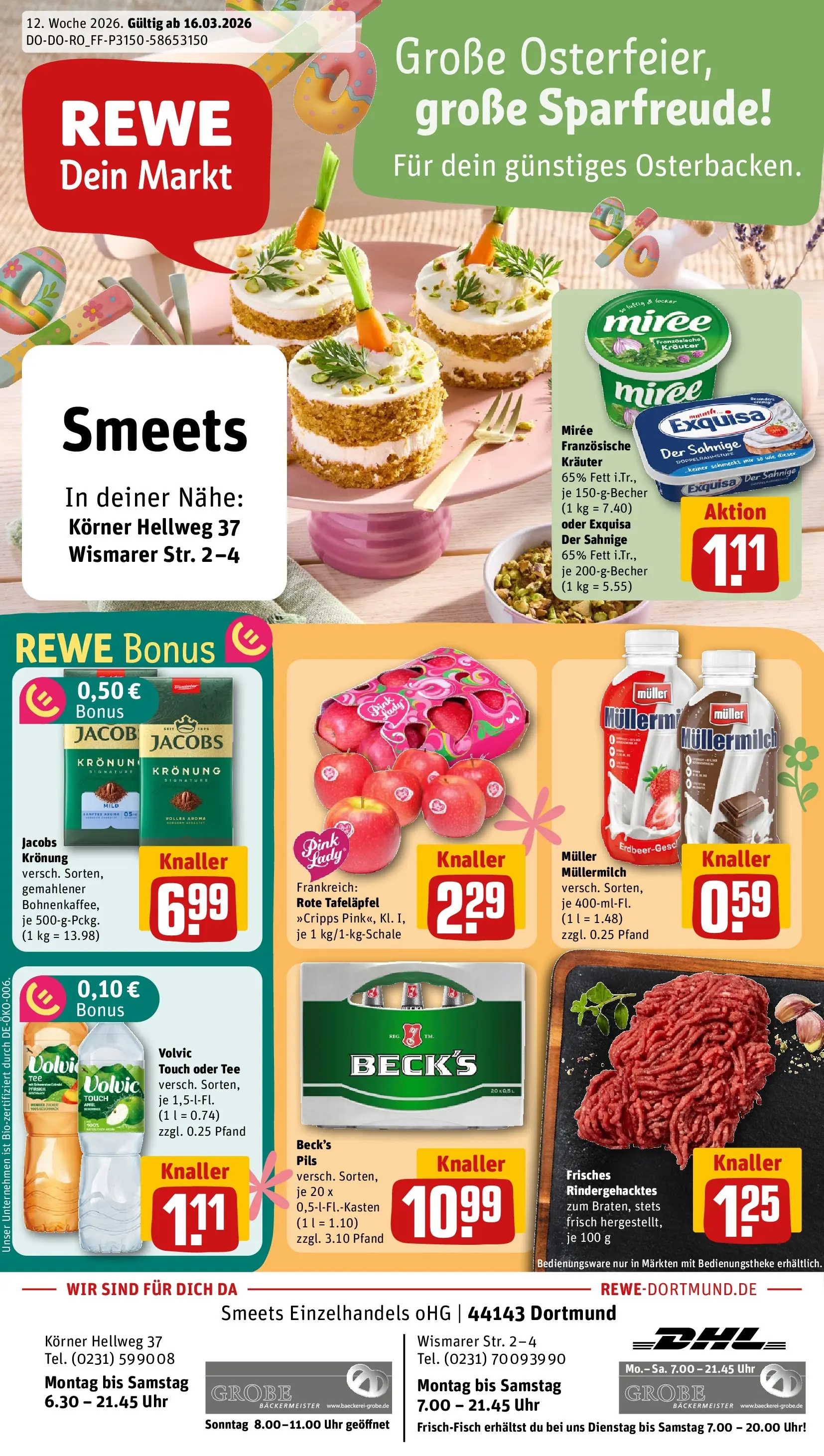 REWE Prospekt ab 15.03.2026 zum Blättern » Angebote | Seite: 1