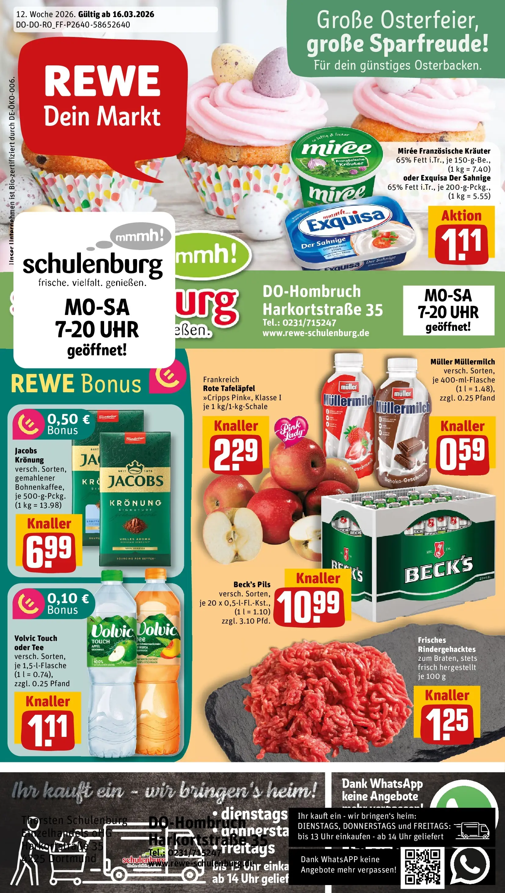 REWE Prospekt ab 15.03.2026 zum Blättern » Angebote | Seite: 1