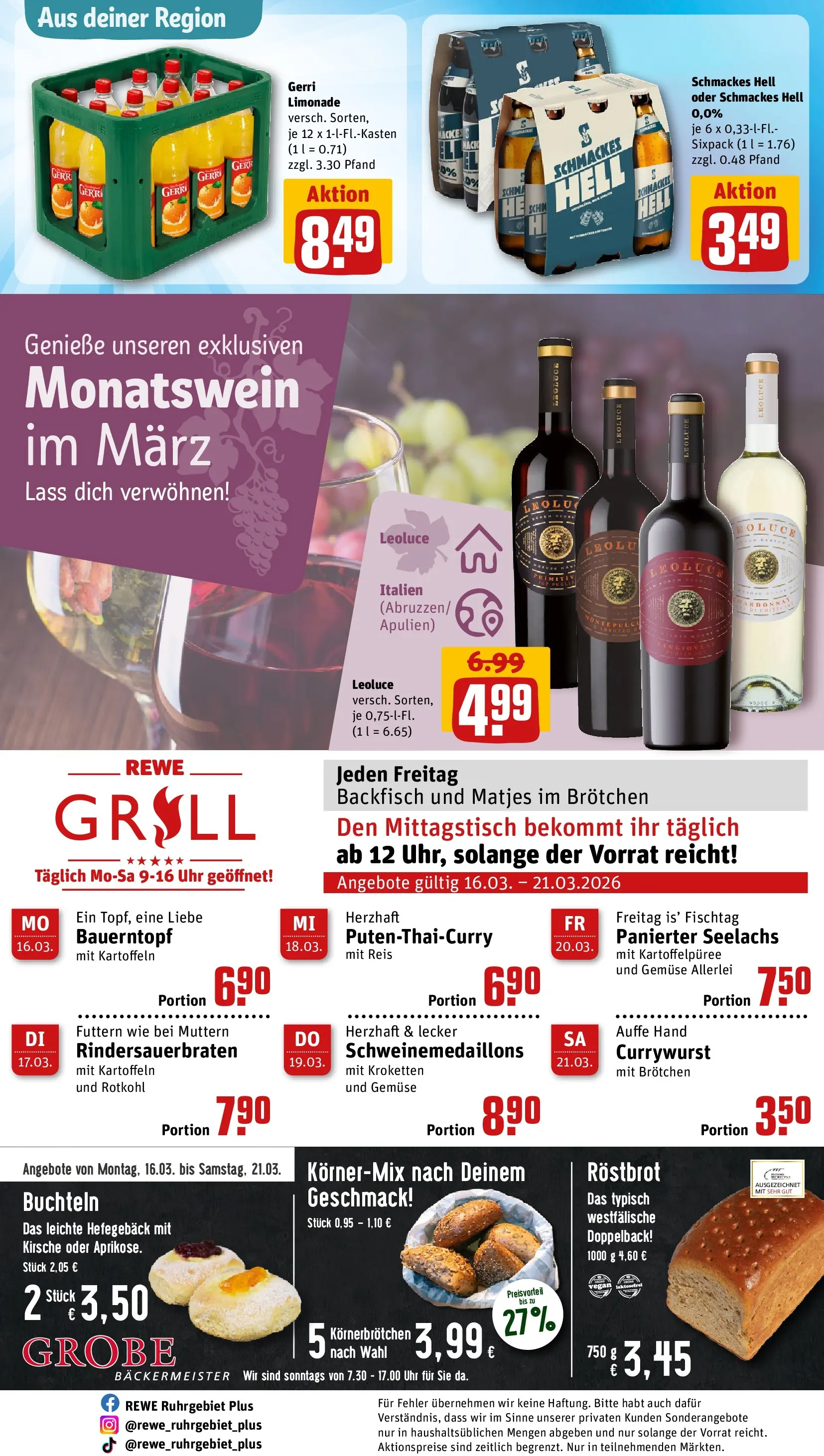 REWE Prospekt ab 15.03.2026 zum Blättern » Angebote | Seite: 29