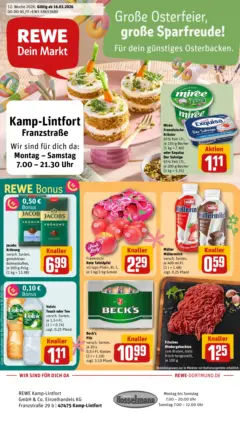 Rewe Prospekt Kamp-Lintfort	 ab 15.03.2026 gültig