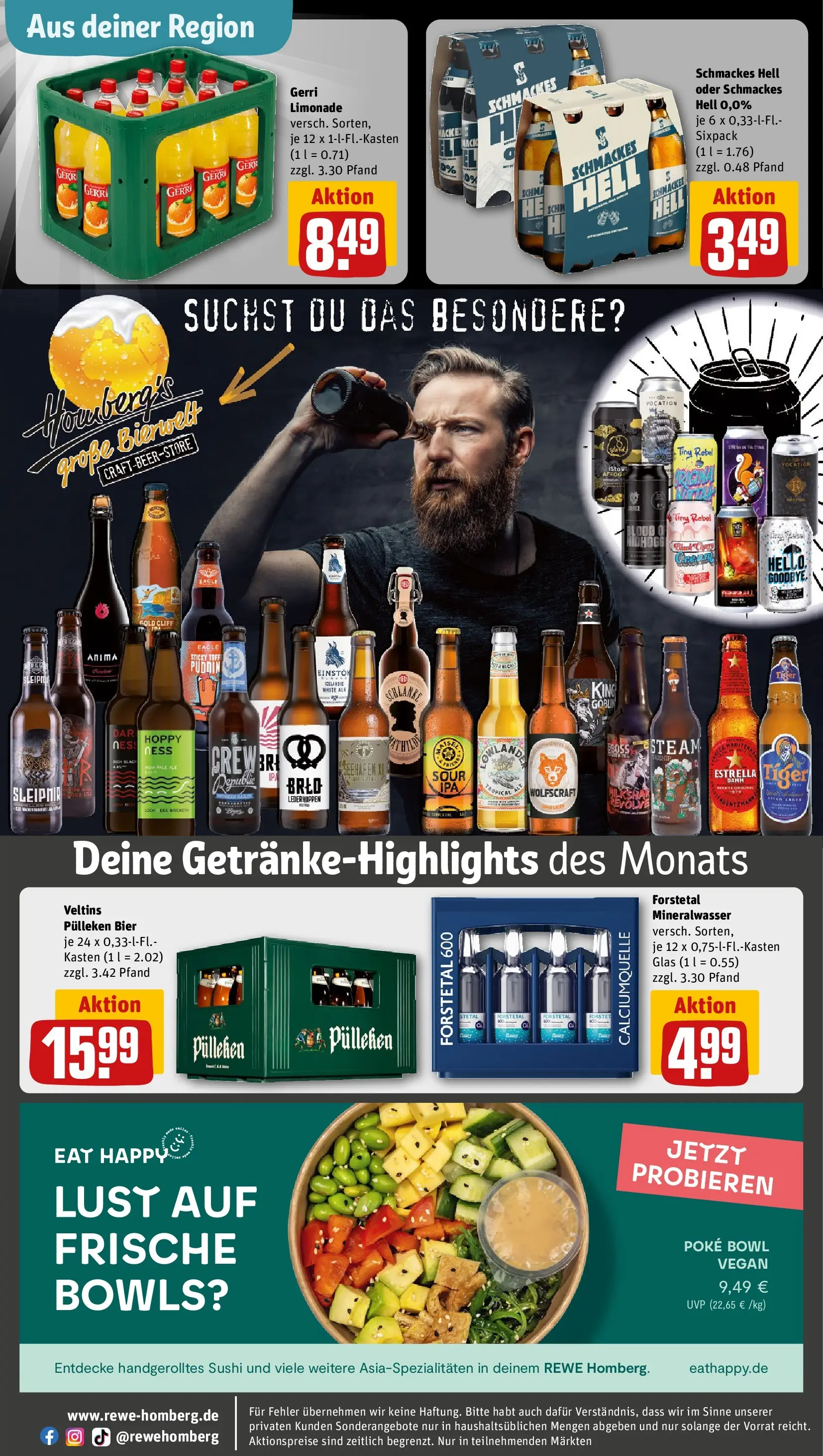 REWE Prospekt ab 15.03.2026 zum Blättern » Angebote | Seite: 30 | Produkte: Bier, Limonade, Veltins pulleken, Veltins