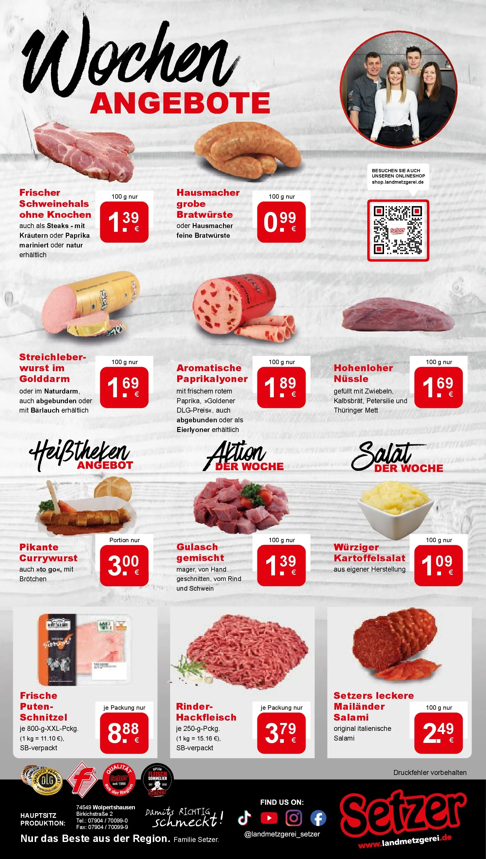 REWE Prospekt ab 15.03.2026 zum Blättern » Angebote | Seite: 10 | Produkte: Wurst, Salami, Fleisch, Hackfleisch