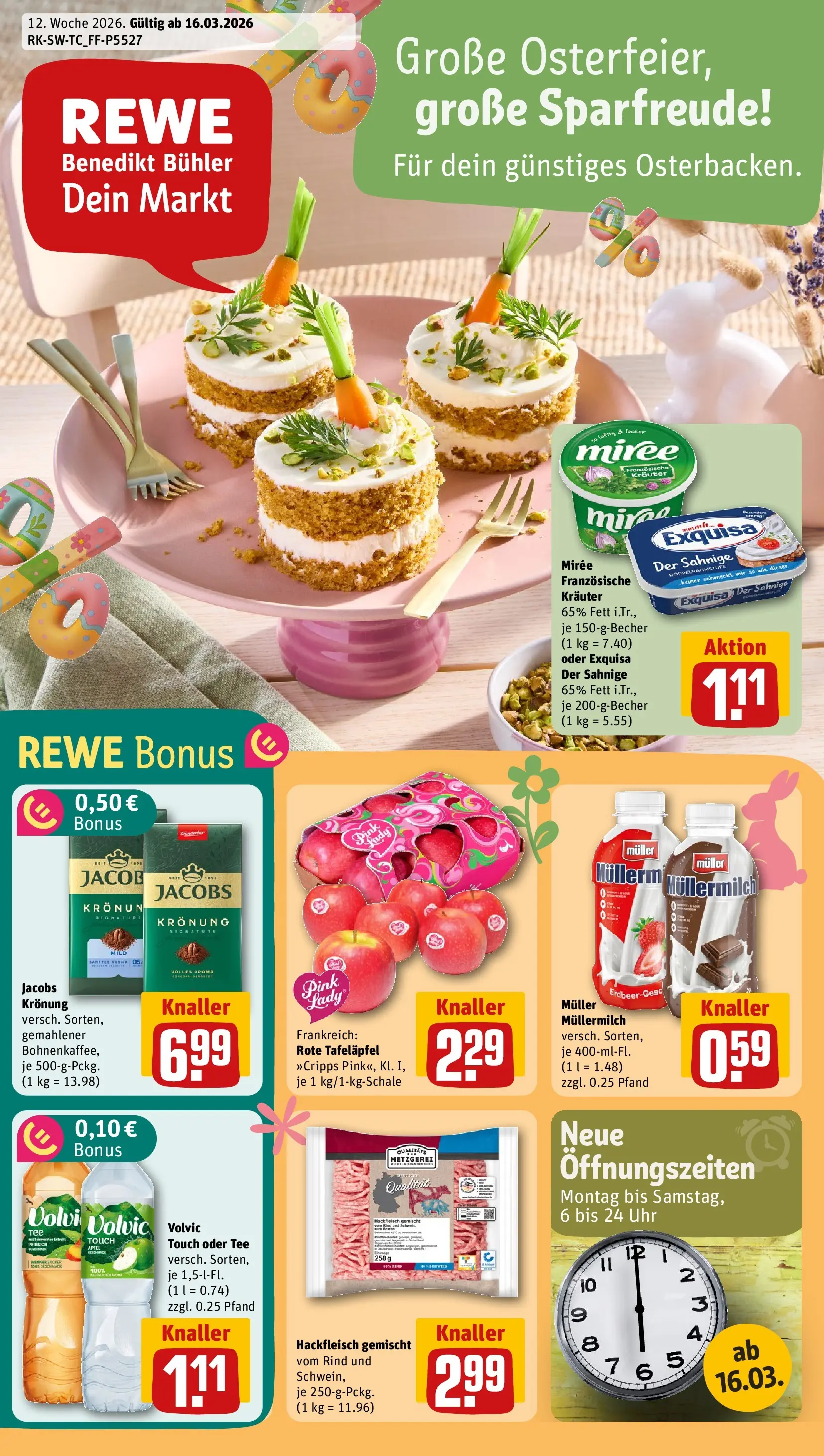 REWE Prospekt ab 15.03.2026 zum Blättern » Angebote | Seite: 1