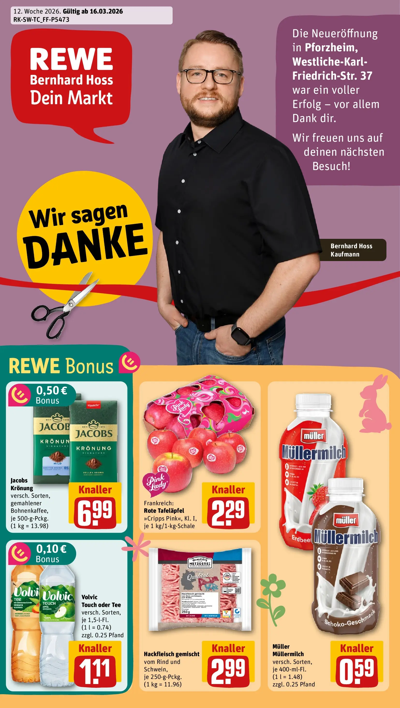 REWE Prospekt ab 15.03.2026 zum Blättern » Angebote | Seite: 1