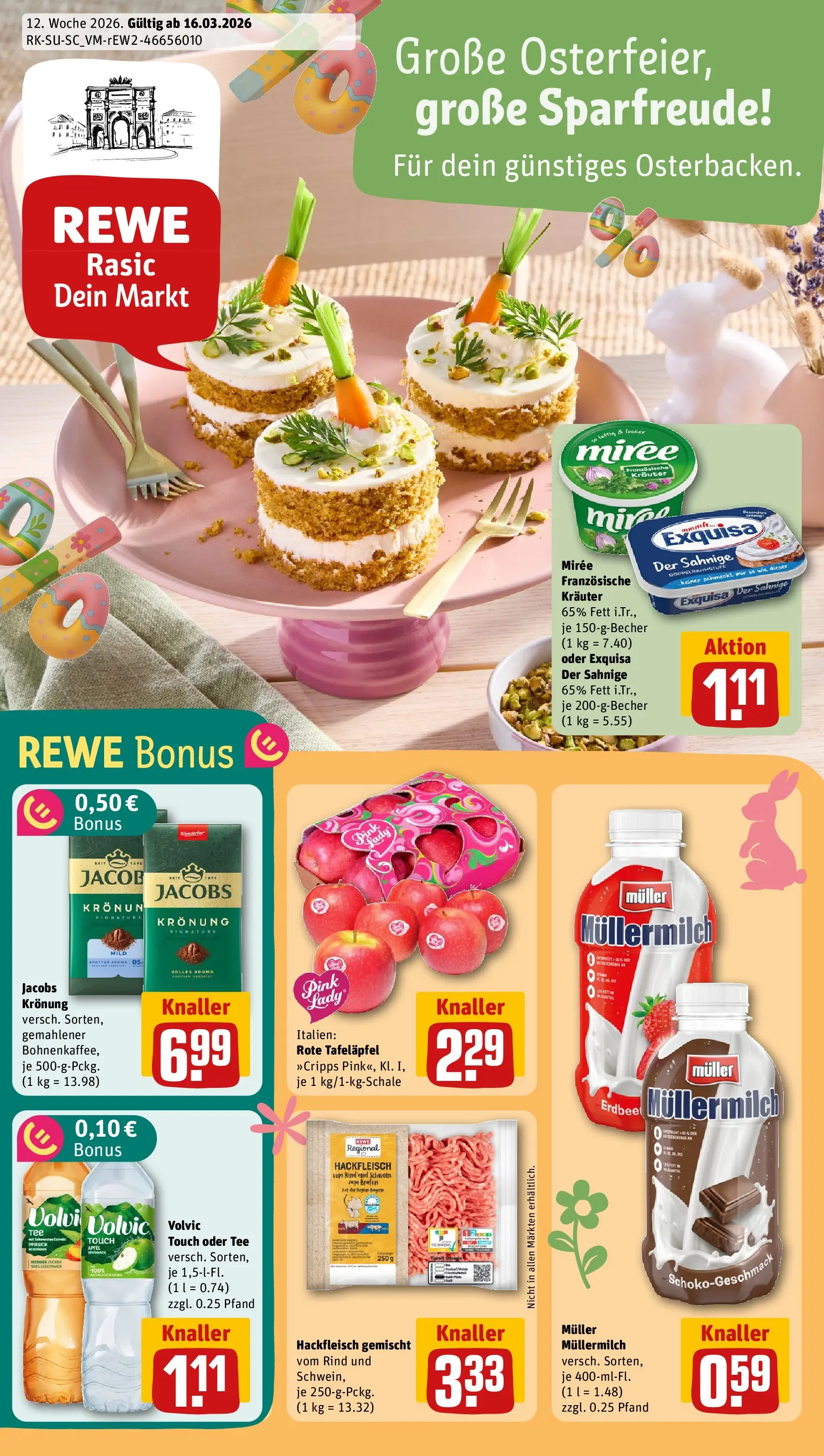 REWE Prospekt ab 15.03.2026 zum Blättern » Angebote | Seite: 1