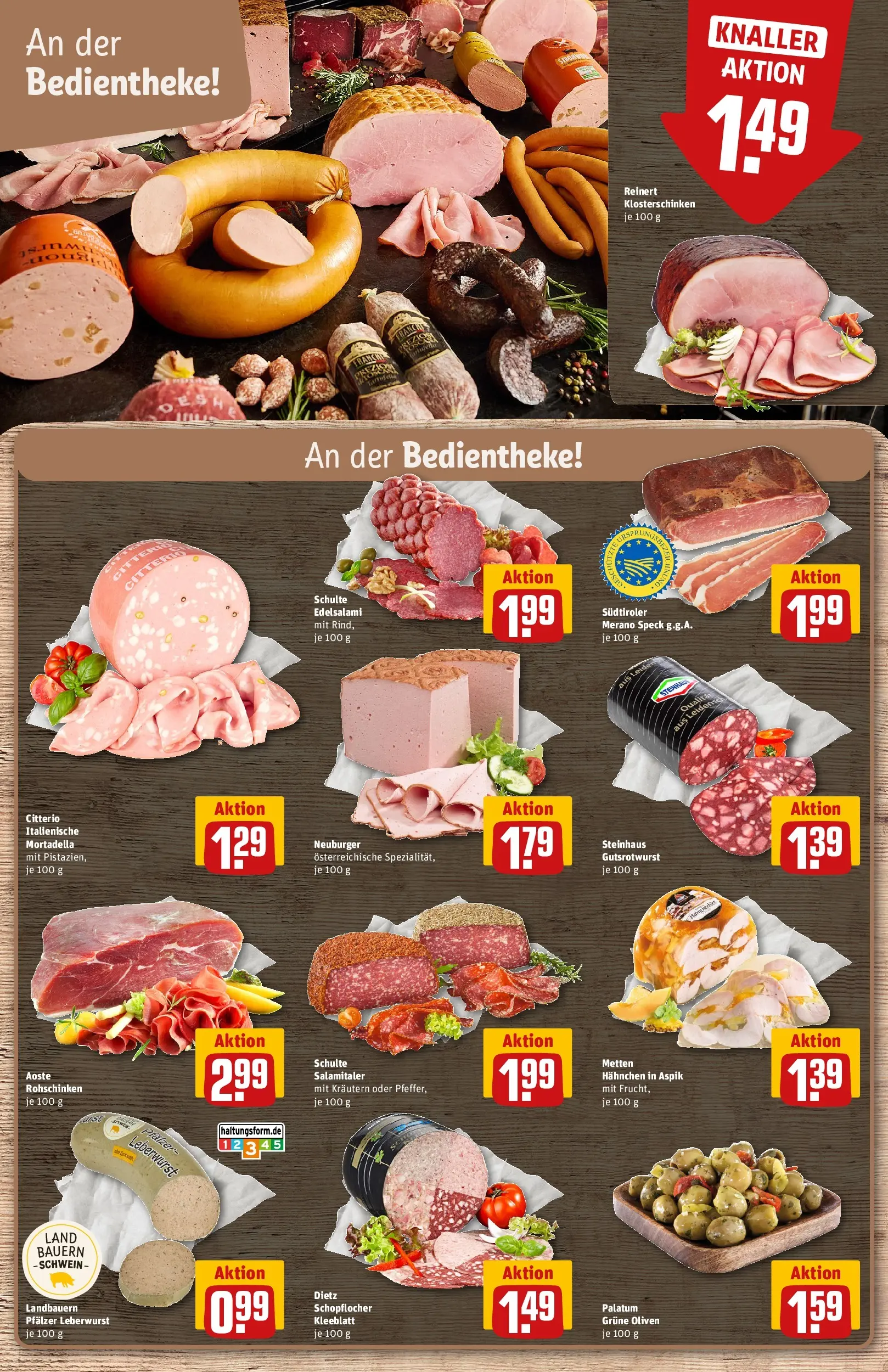 REWE Prospekt ab 15.03.2026 zum Blättern » Angebote | Seite: 12 | Produkte: Hahnchen, Pistazien, Pfeffer, Salami