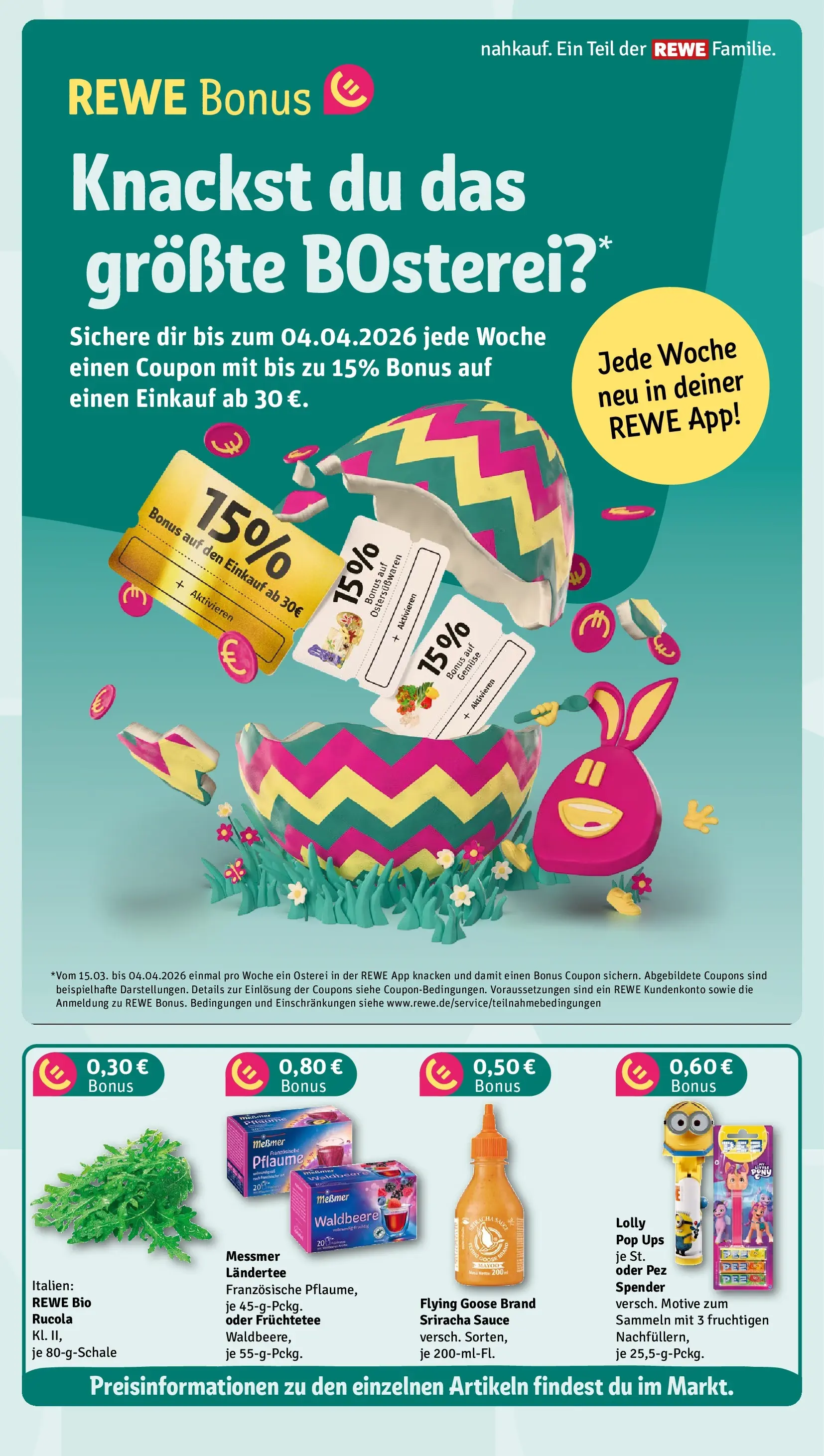 REWE Prospekt ab 15.03.2026 zum Blättern » Angebote | Seite: 4