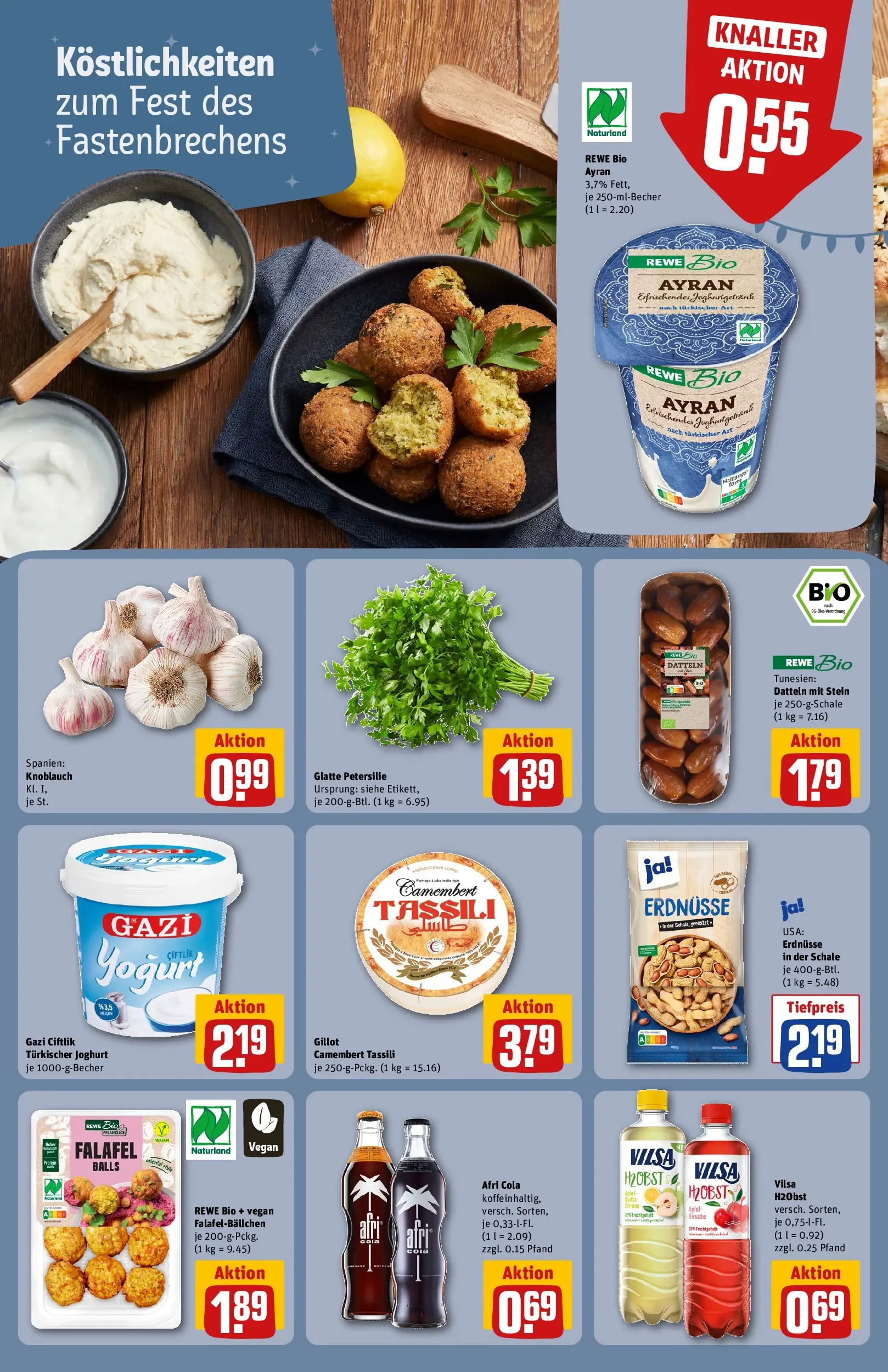 REWE Prospekt ab 15.03.2026 zum Blättern » Angebote | Seite: 24 | Produkte: Cola, Joghurt, Knoblauch, Petersilie