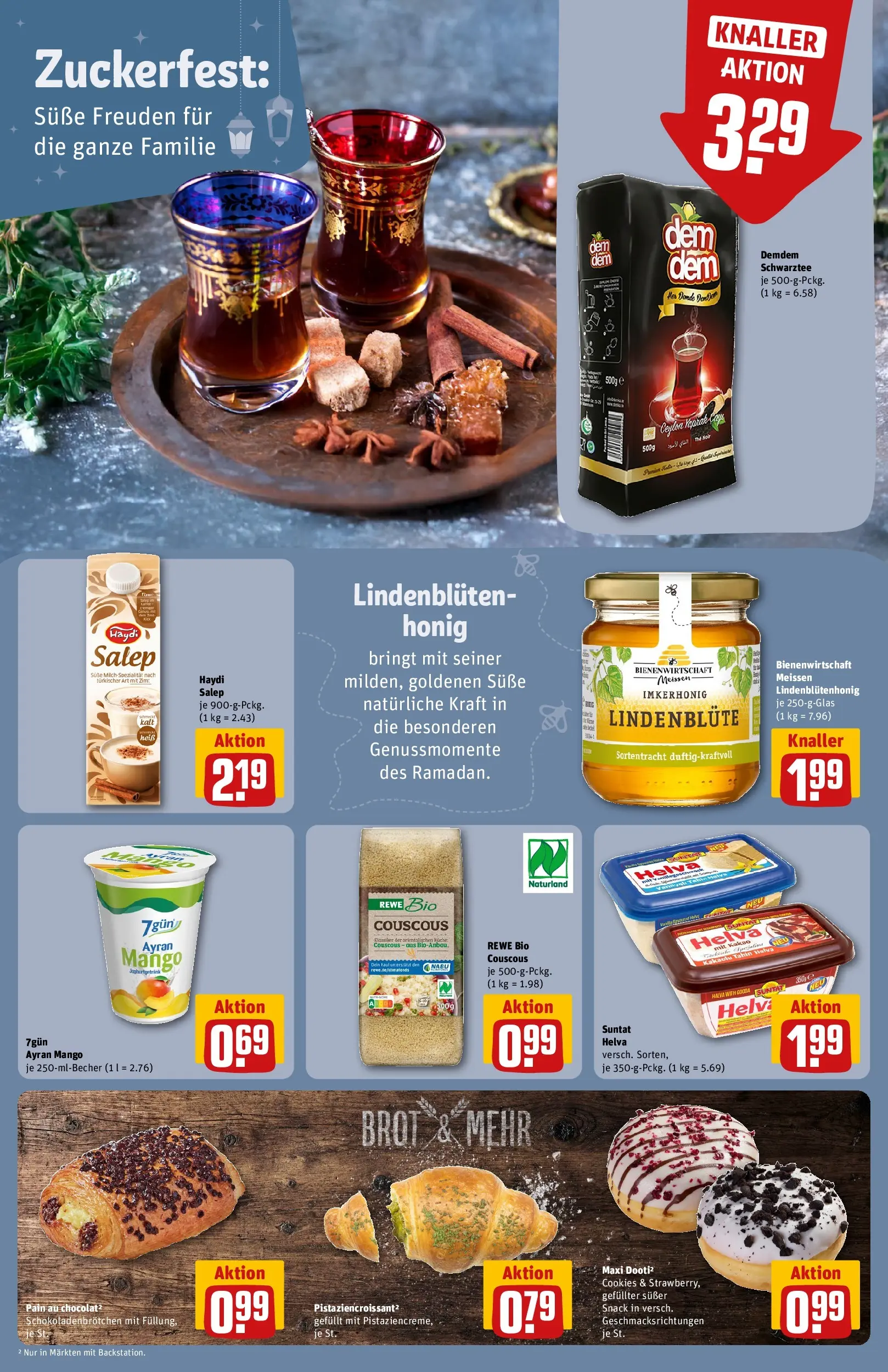 REWE Prospekt ab 15.03.2026 zum Blättern » Angebote | Seite: 25 | Produkte: Croissant, Mango, Brot