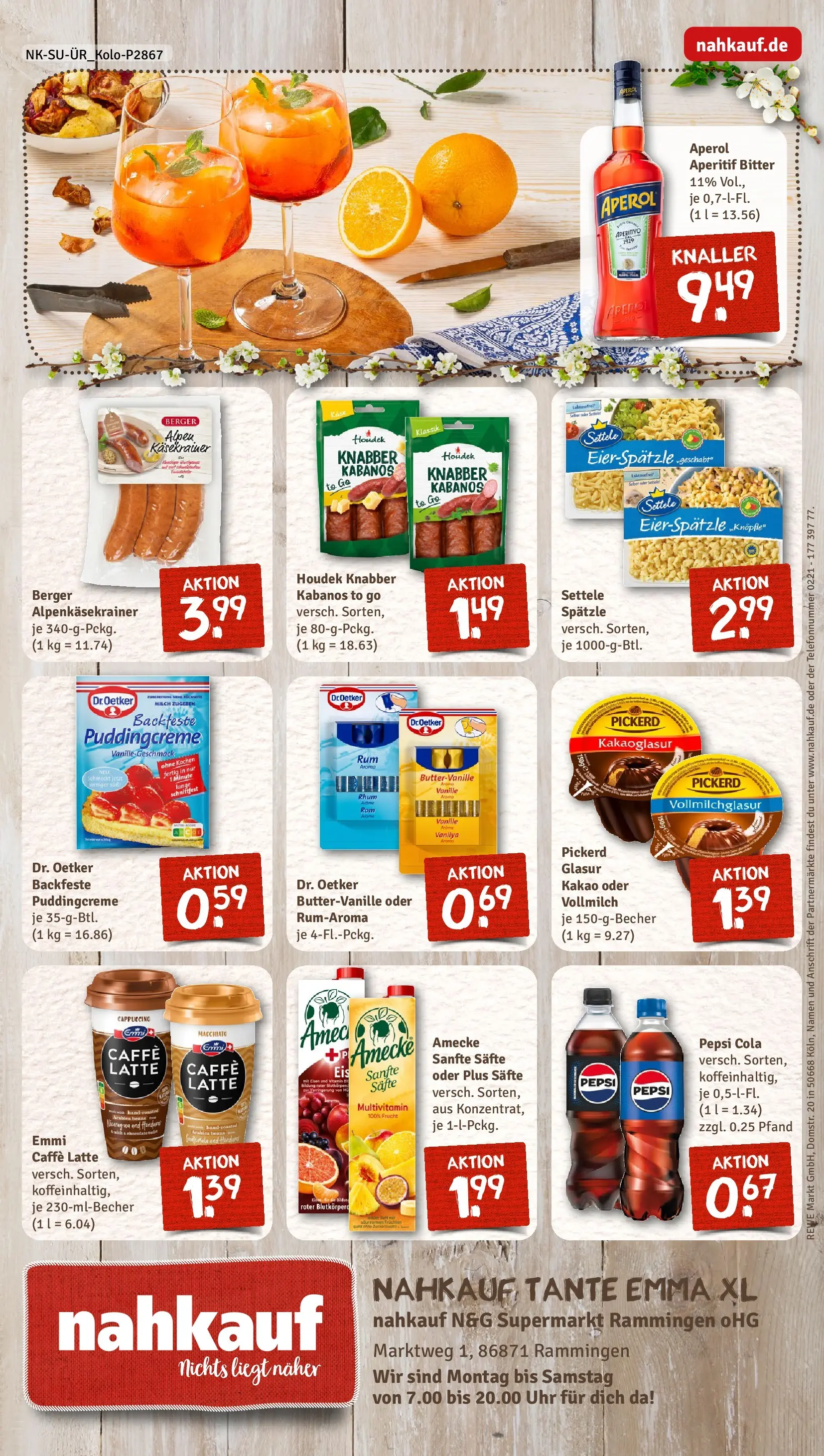 REWE Prospekt ab 15.03.2026 zum Blättern » Angebote | Seite: 8 | Produkte: Cola, Milch, Pepsi, Uhr