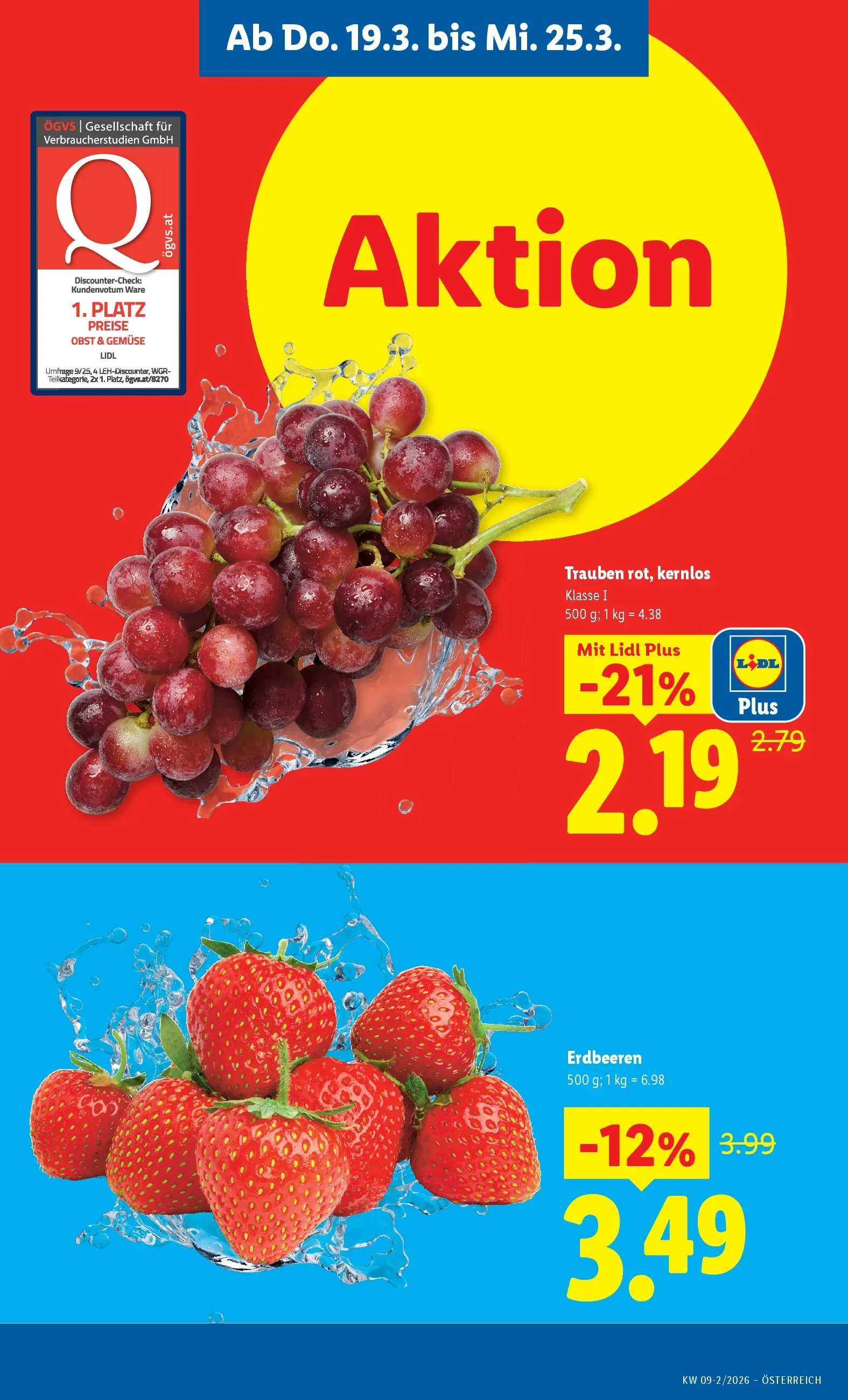 Lidl - Lidl ab 18.03.2026 - Angebote ab donnerstag | Seite: 3 | Produkte: Erdbeeren, Gemüse, Obst