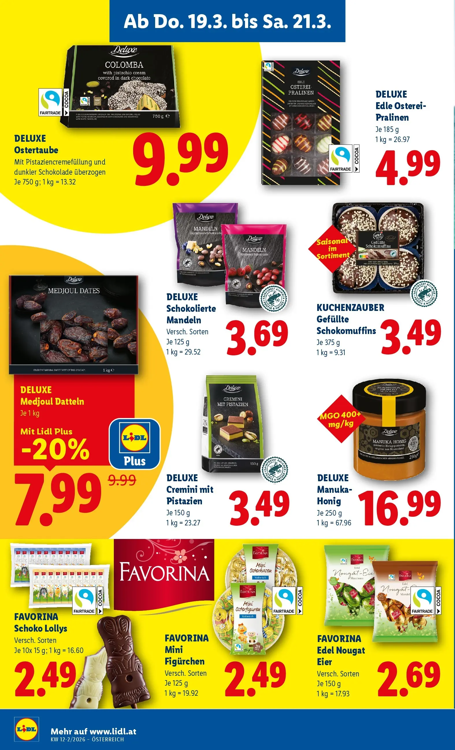 Lidl - Lidl ab 18.03.2026 - Angebote ab donnerstag | Seite: 14 | Produkte: Himbeere, Eier, Schokolade