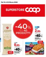 COOP 40 prodotti al -40% - al 25.03.2026