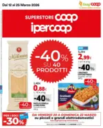 COOP 40 prodotti al -40% - al 25.03.2026