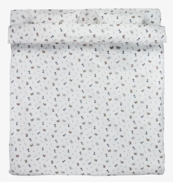 JYSK Lenjerie pat+cearșaf JULIA 200x220 albă