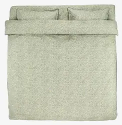 JYSK Lenjerie pat+cearșaf percal EMILY 200x220 verde