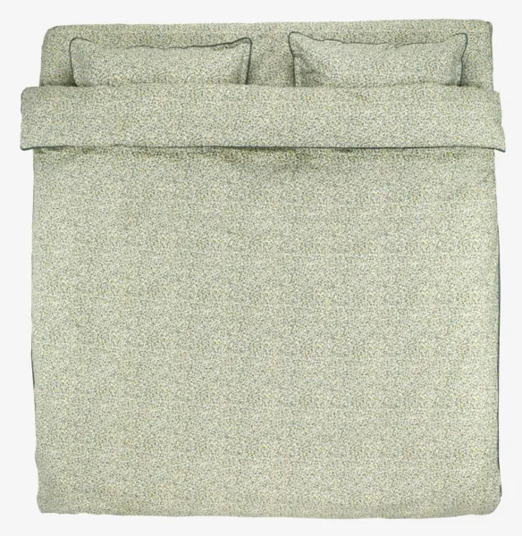 JYSK Lenjerie pat+cearșaf percal EMILY 200x220 verde