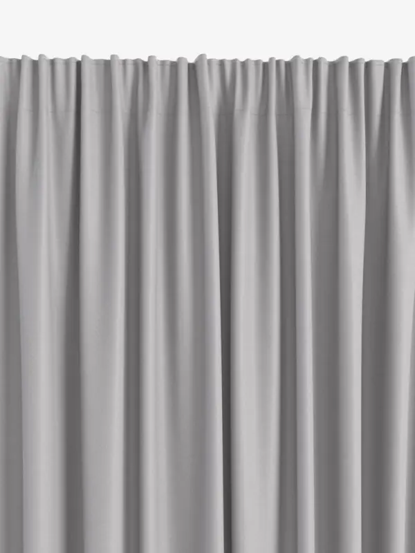 JYSK Draperie semiopacă AMUNGEN 140x175 gri deschis